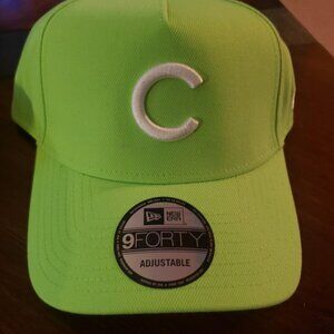 Chicago cubs Neon Green NEW!!! Ball cap adjustable 9Forty New Era
